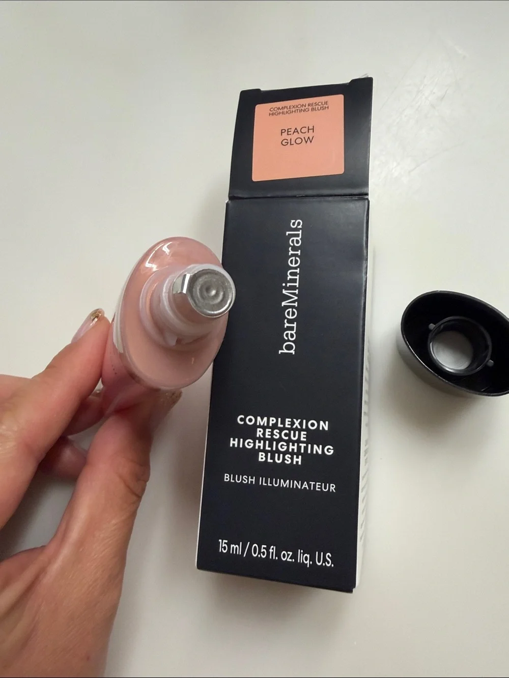 bareMinerals Complexion Rescue Highlighting Blush - Peach Pink